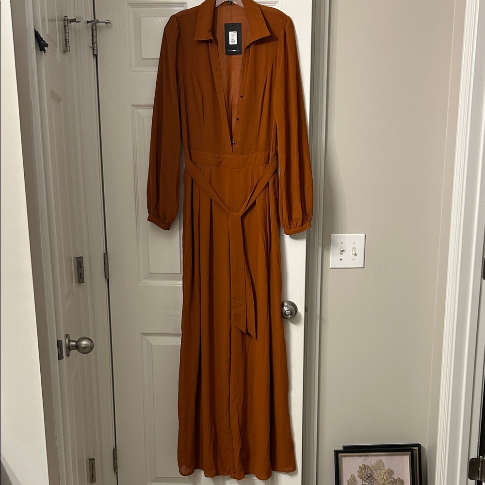 Elegant Rust jumpsuit
